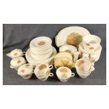 Colonial Fireside Dishes, Lucite Resin Napkin Hold