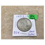 1953 SILVER HALF DOLLAR