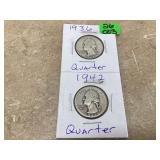 1943 AND 1944 QUARTERS