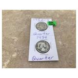 1956 AND 1961 QUARTERS