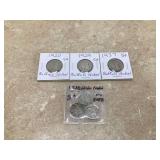 6 MISC BUFFALO NICKELS