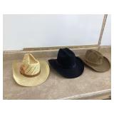 3 COWBOY HATS