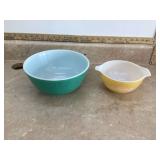 2 PYREX BOWLS - GLASS