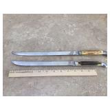 2 QUEEN CUTLERY KNIVES