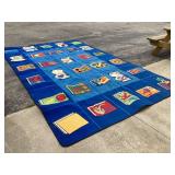 Large colorful kids rug