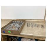 SILVER LEAF PATTERN GLASSES - GLASS