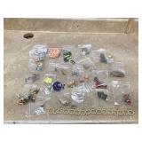Earrings necklaces bracelets rings brooches