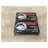 2 boxes of 40 Wolf 545x39mm bullets
