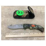 MOSSY OAK KNIFE W POUCH