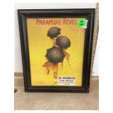 PARAPLUIE-REVEL FRAMED PRINT