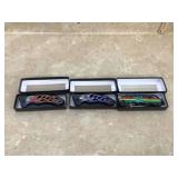 3 NEW FOLDING KNIVES