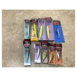 10 NEW RAPALA FISHING LURES