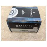 20 ROUNDS FEDERAL 45 COLT BULLETS
