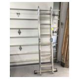 Folding metal ladder 6 12 feet