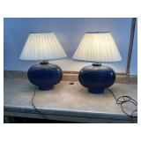 2 Mid Century Modern Table Lamps (working)