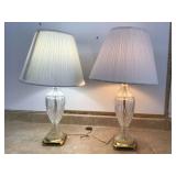 Mid-century modern table lamps - set of 2 (working)