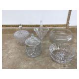 MISC CRYSTAL PIECES - GLASS