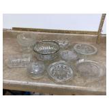 MISC CLEAR GLASS PIECES - GLASS