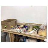 Various kitchen tools divider and cutting boards