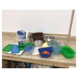 Various bowls and storage containers