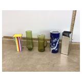 5 MISC VASES - HOUSEHOLD MISC