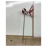 CARDINAL YARD STAKE - LAWN & GARDEN