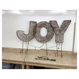 CHRISTMAS JOY LAWN STAKES(WORKS)