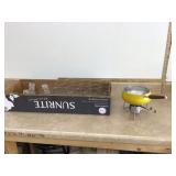 Glassware and cooking equipment