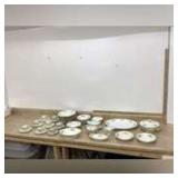 Noritake dishes in portable storage