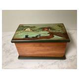 Decorative handpainted wooden box Decorative handpainted wooden box