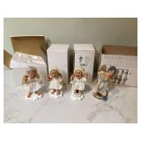 Small porcelain angel figurines Small porcelain angel figurines