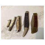 5 POCKET KNIVES 5 POCKET KNIVES