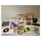 Vintage CCC wool hat scrapbook with hillbilly & western stars-themed Vintage CCC wool hat scrapbook with hillbilly & western stars-themed