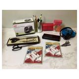 Office supply set with various items Office supply set with various items
