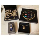1 Elegant necklaces and cuff watch2 Timeless Joan Rivers 1 Elegant necklaces and cuff watch2 Timeless Joan Rivers