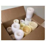 11 BATTERY POWERED PILLAR CANDLES 11 BATTERY POWERED PILLAR CANDLES