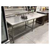 Sturdy commercial work surface