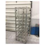 Food storage rack for cans