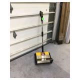 Electric snow blower in working condition