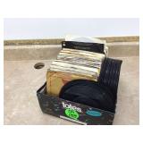 Collection of various artists 45 RPM records