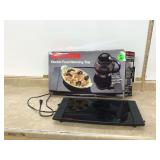 Large electric warming tray - works efficiently