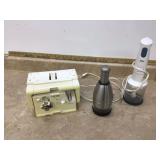 Wall mount can opener chopper Braun electric chopper - all working