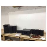 ONKYO HOME THEATER SYSTEM(POWERS ON)