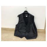 KS LEATHER VEST-SIZE 3XL