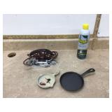 Laundry essentials and cooking utensils