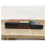 Various sets of vinyl records