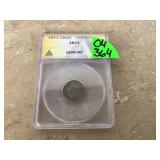 1871 3 CENT-ANACS - COINS CURRENCY