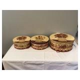 3 NESTING DECORATIVE BOXES - HOME DECOR