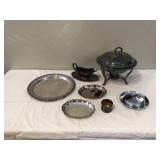 Various silverplate items