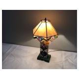 TIFFANY STYLE MID CENTURY MODERN TABLE LAMP(WORKS